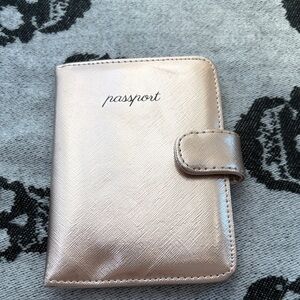 Rose Gold Passport Holder